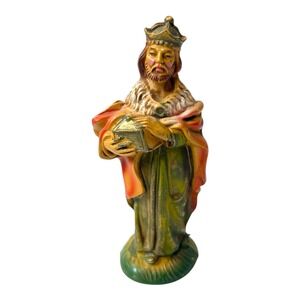 Fontanini Vintage Italy Marked Nativity King Wise Man Figurine Hand Painted 1985